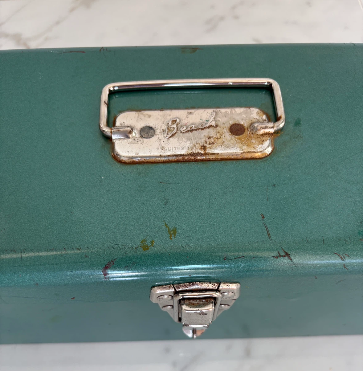 Vintage Beach Metal Tool Box - photo 3