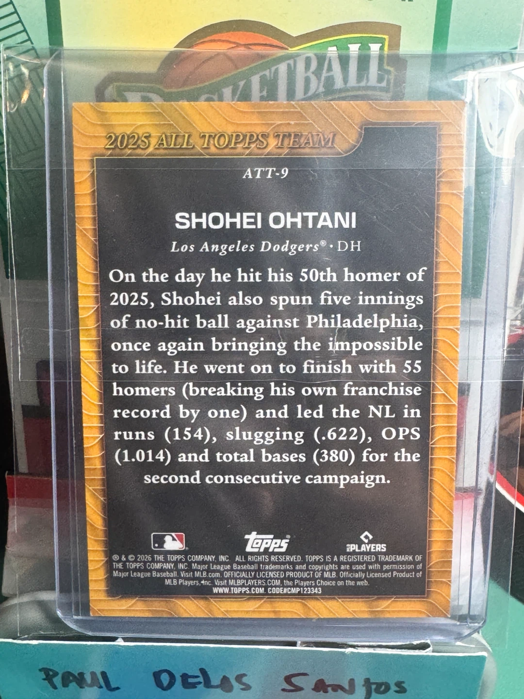2025 Topps Shohei Ohtani Baseball Card - photo 3