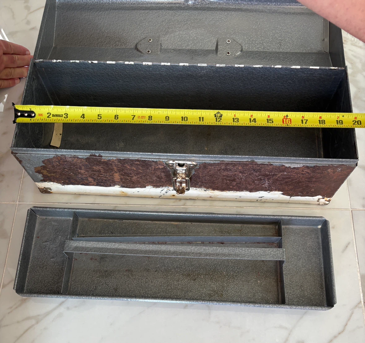 Vintage Metal Tool Box