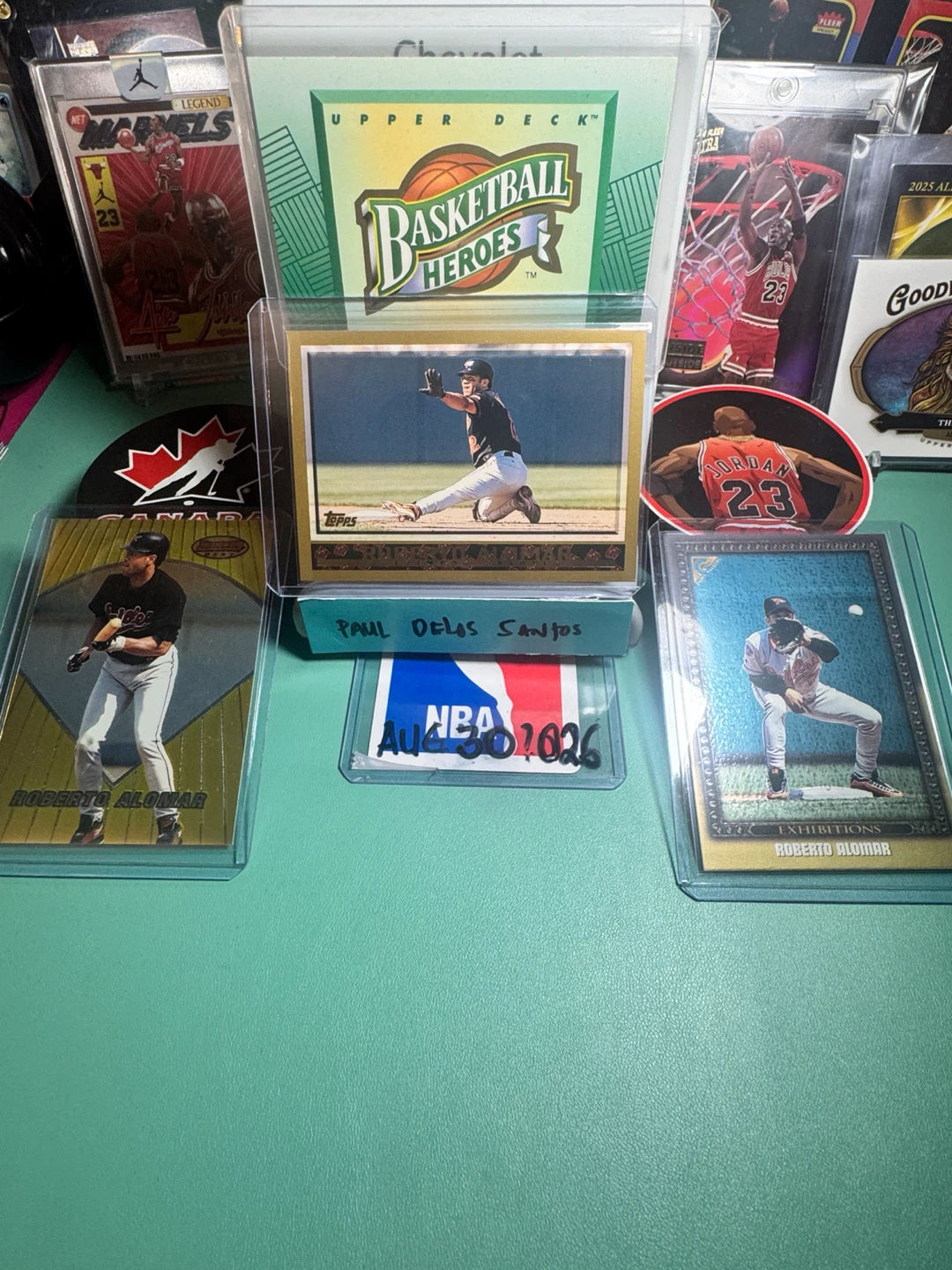 Roberto Alomar Baseball Card Set (3 Cards)