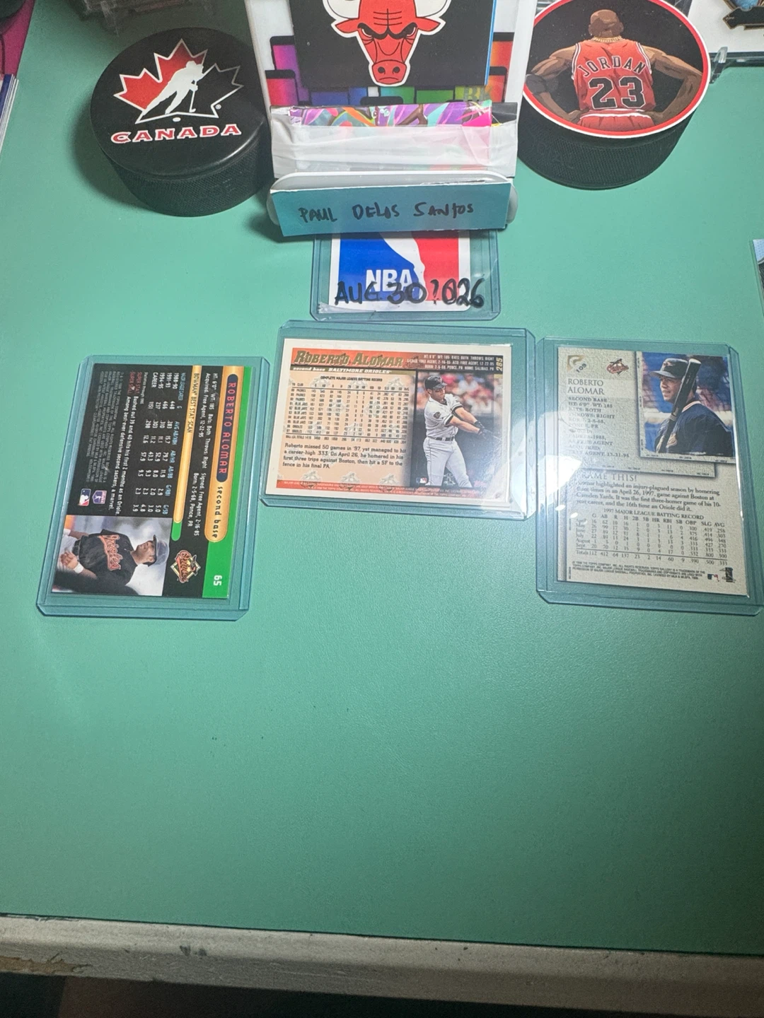 Roberto Alomar Baseball Card Set (3 Cards) - photo 5