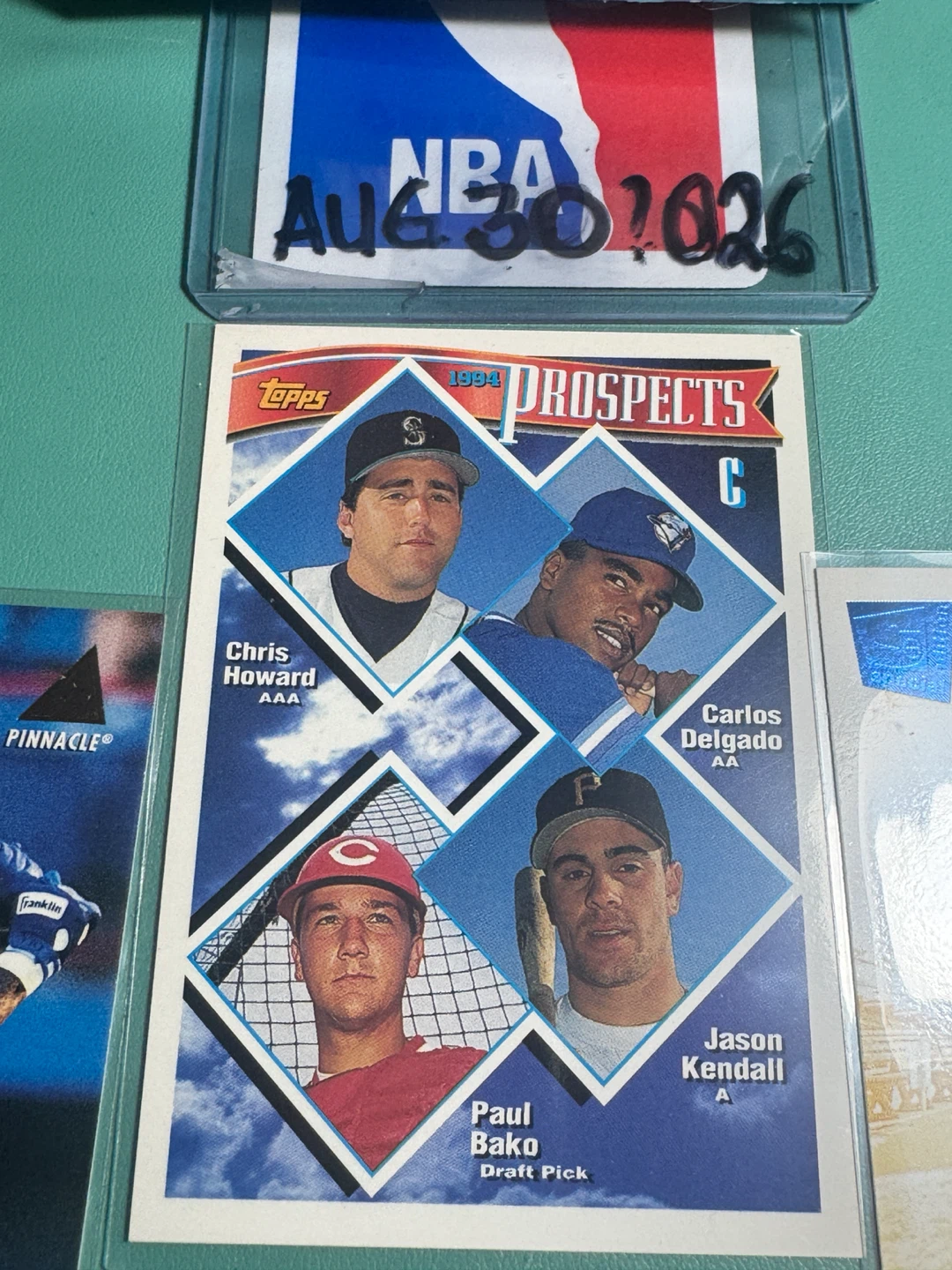 3 Baseball Rookie Cards: Carlos Delgado & Jose Silva - photo 2