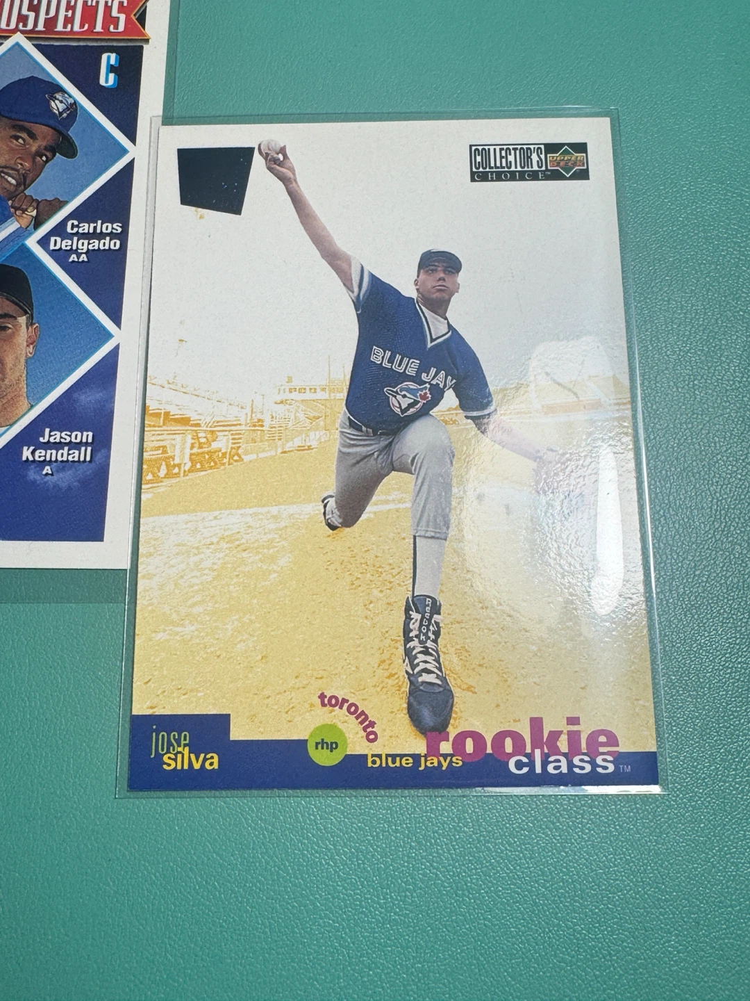 3 Baseball Rookie Cards: Carlos Delgado & Jose Silva - photo 4