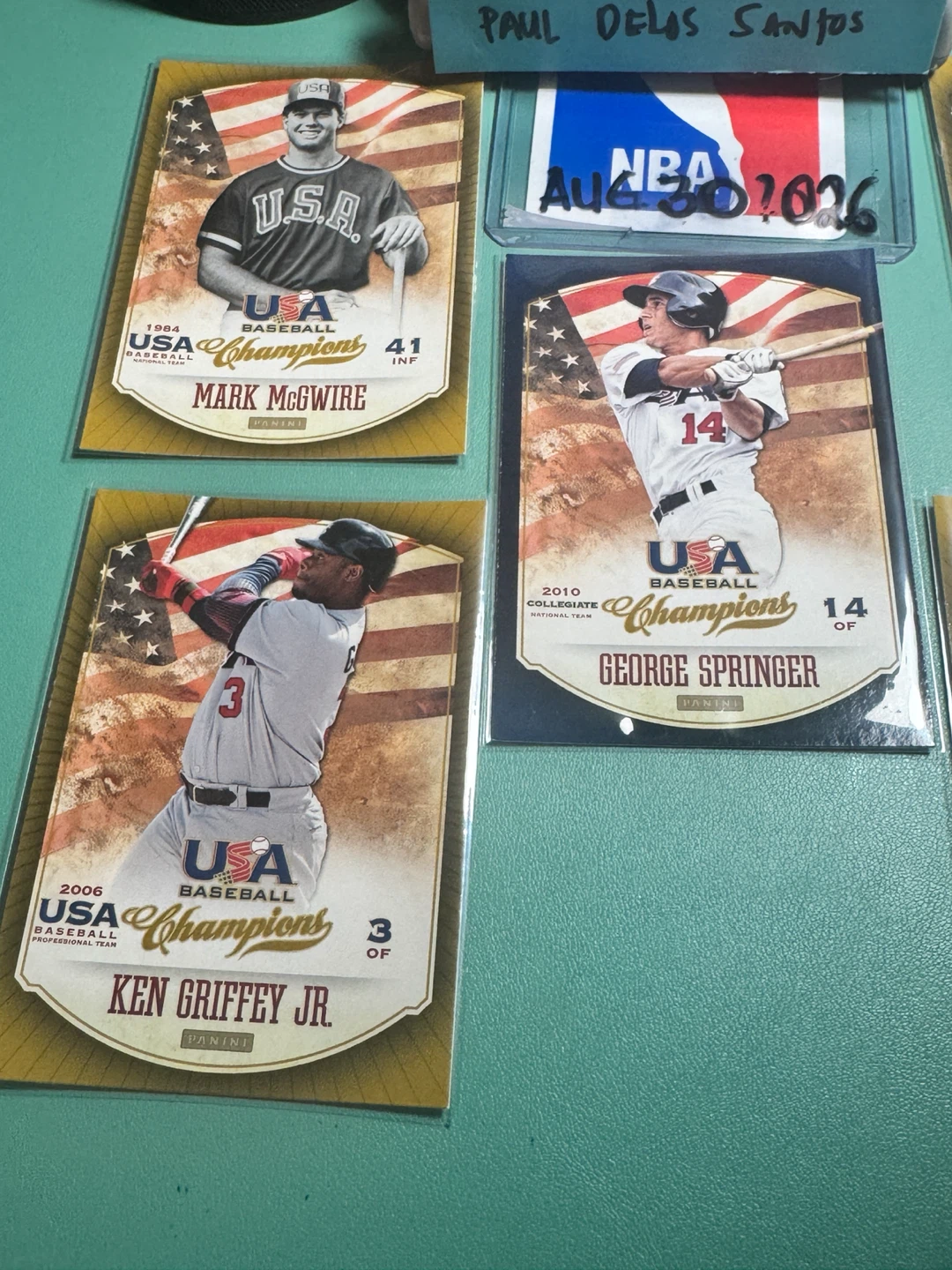 Panini USA Baseball Champions Trading Cards Lot - photo 3