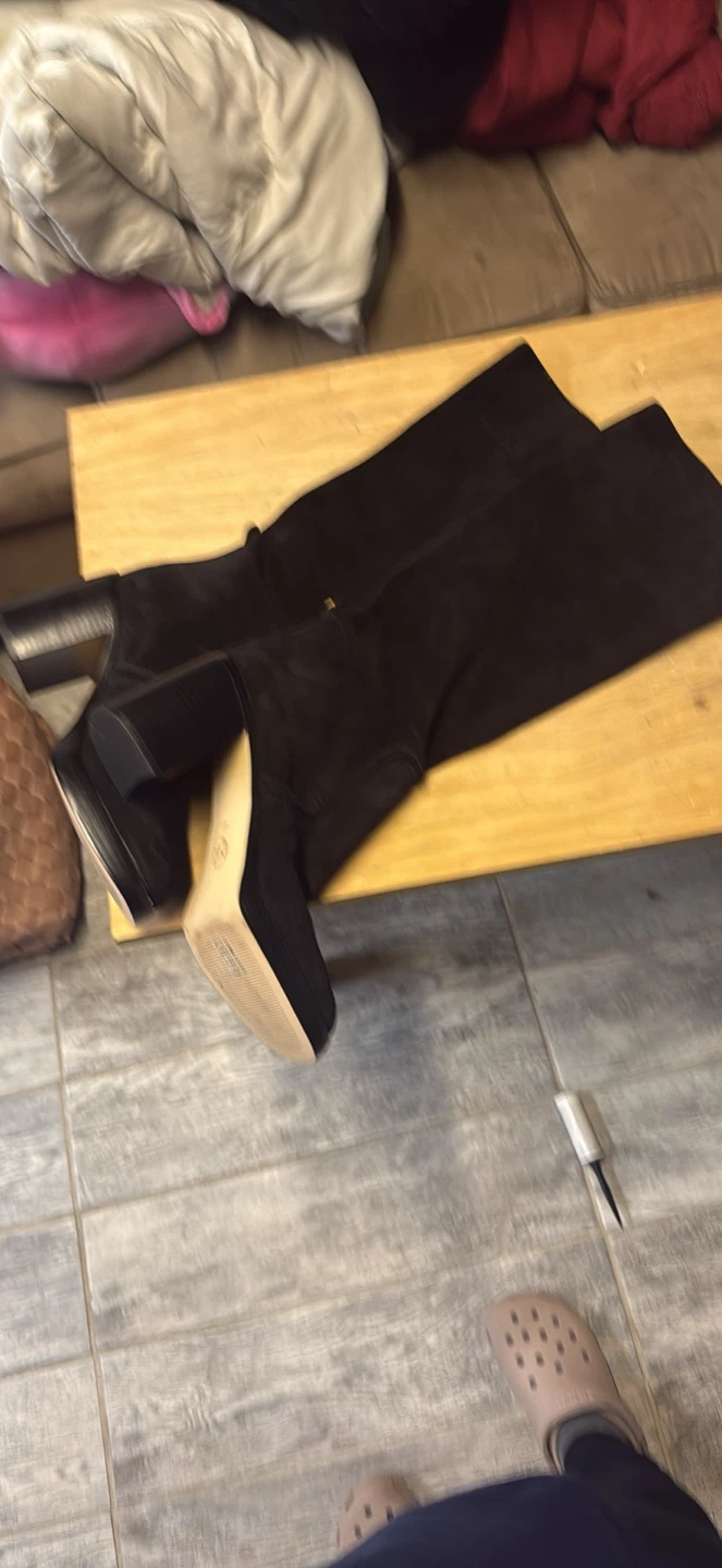 Michael Kors Suede Knee-High Boots - Size 9.5M