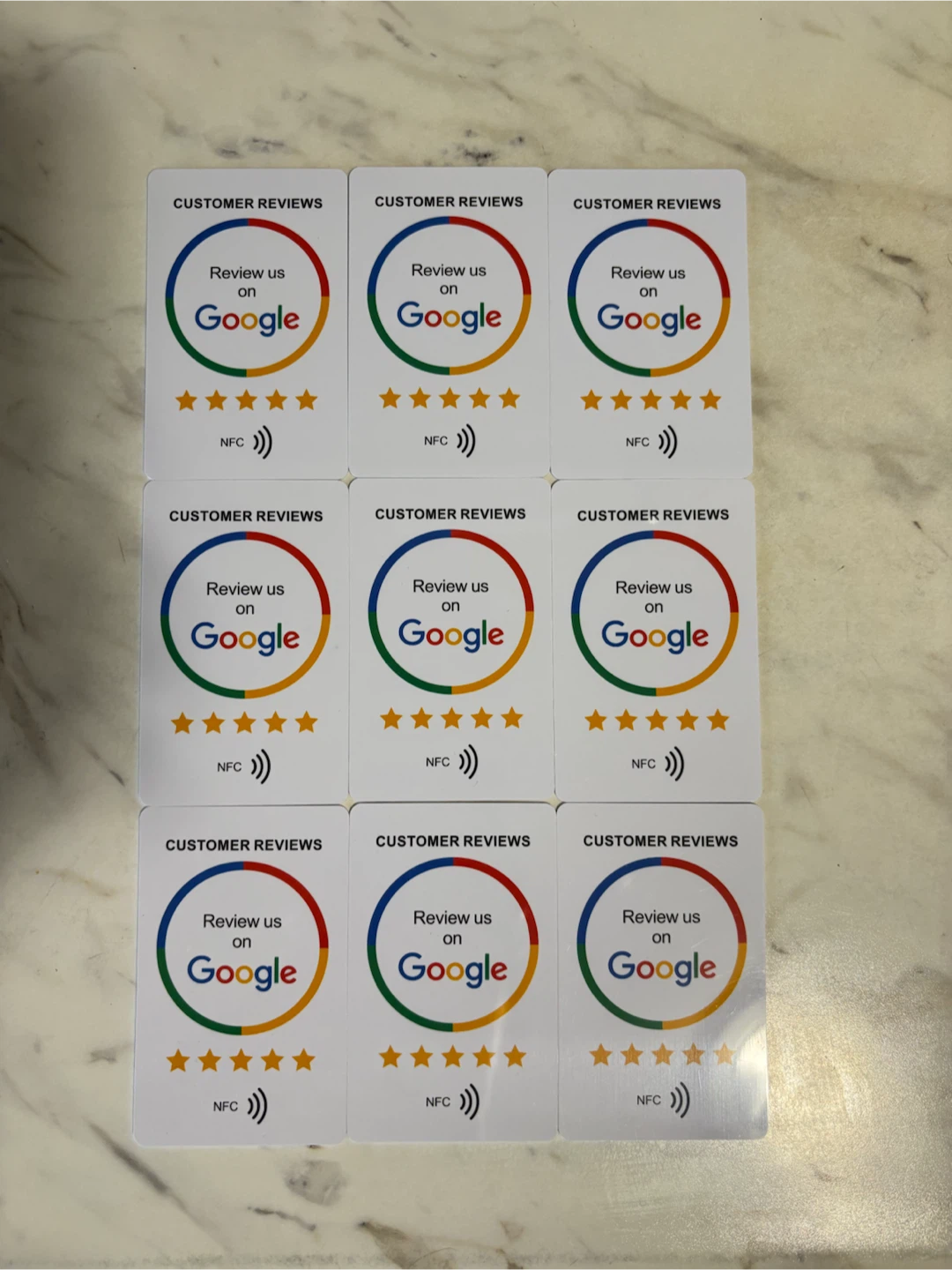 Google Review Cards