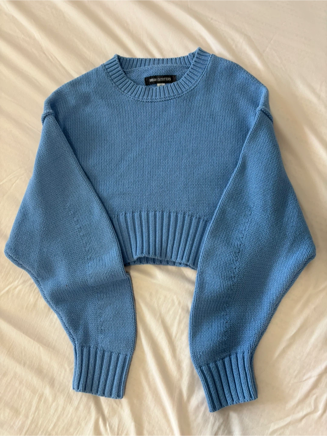 Urban Outfitters Blue Cropped Sweater