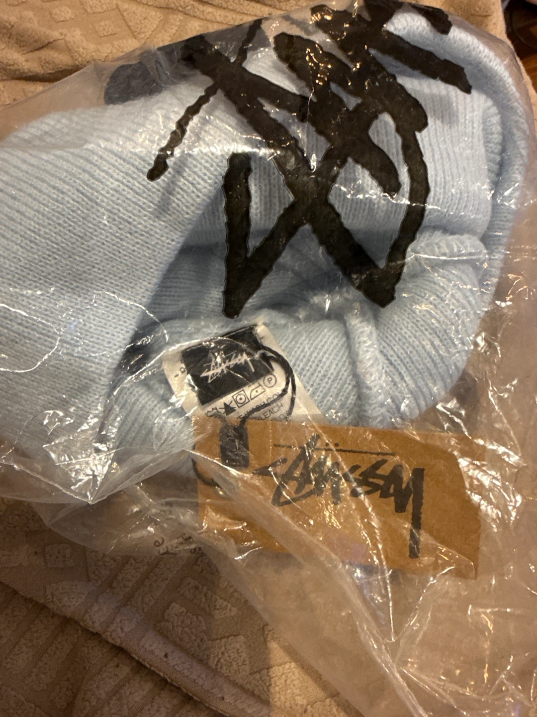 Stüssy Light Blue Knit Beanie - photo 3
