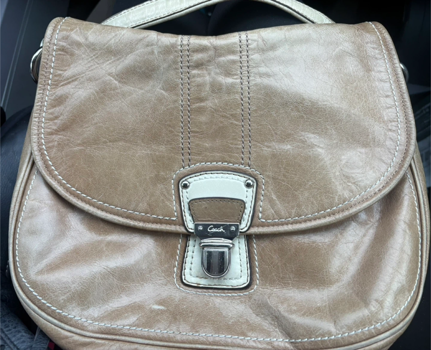 Coach Kristin Leather Shoulder Bag – Style 18999