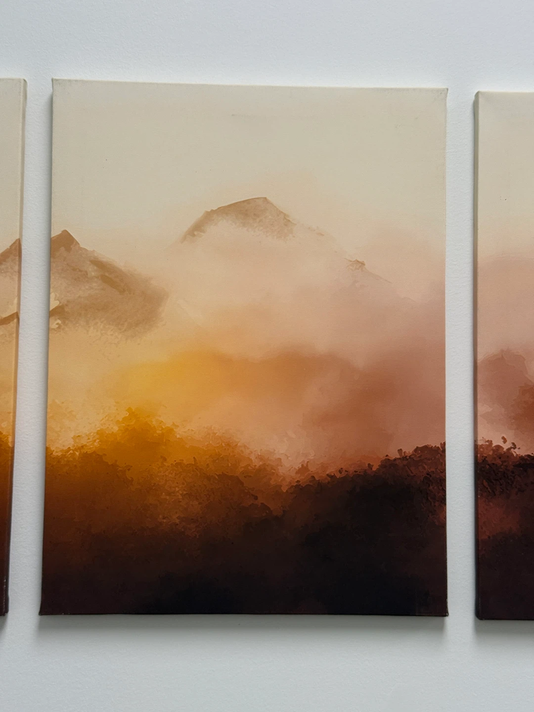 3-Piece Mountain Subset Landscape Canvas Painting Set - photo 3
