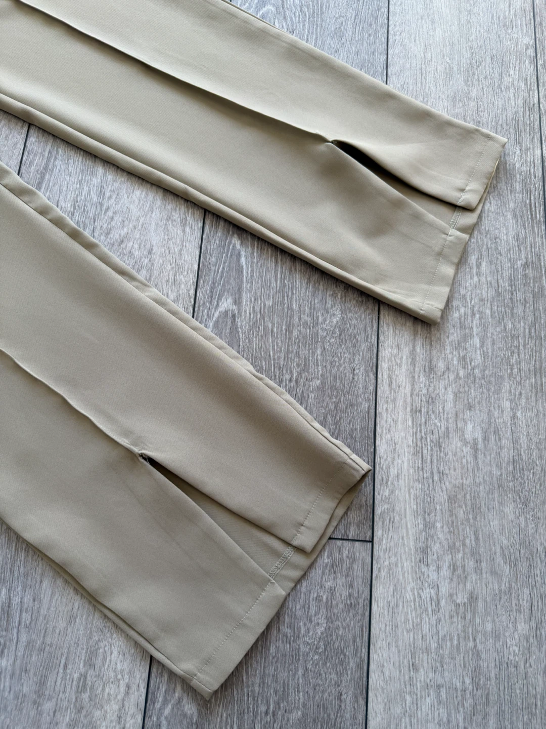 Missguided beige wide leg trousers - photo 5