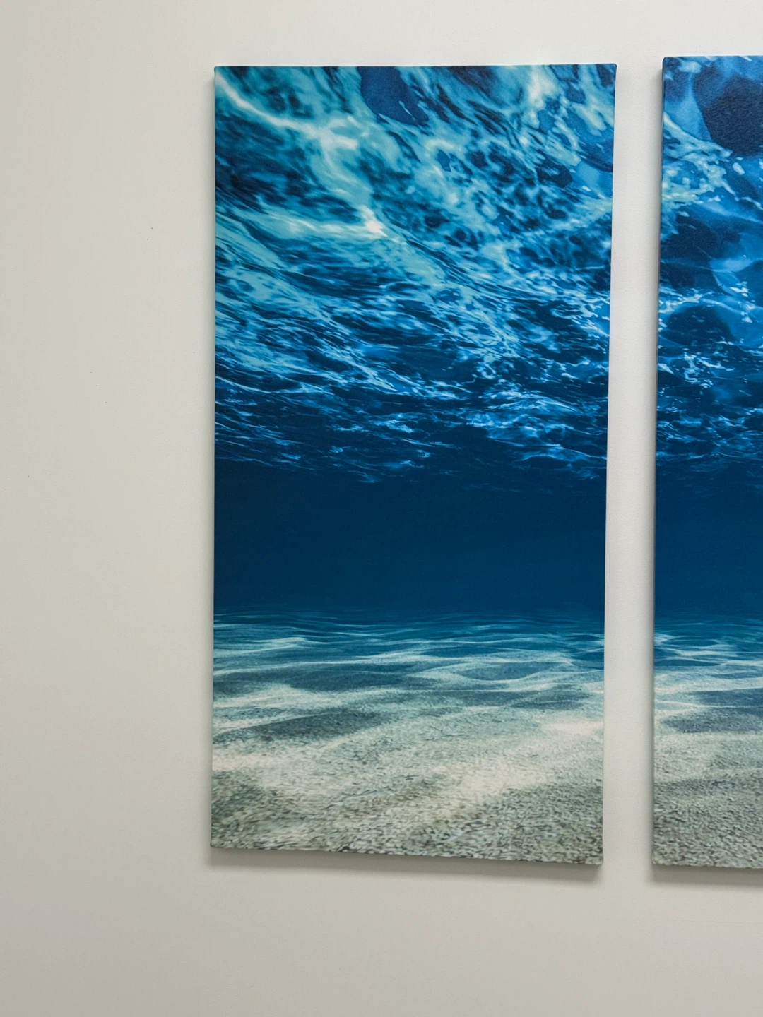 Three-piece Underwater Scene Canvas Wall Painting - photo 2