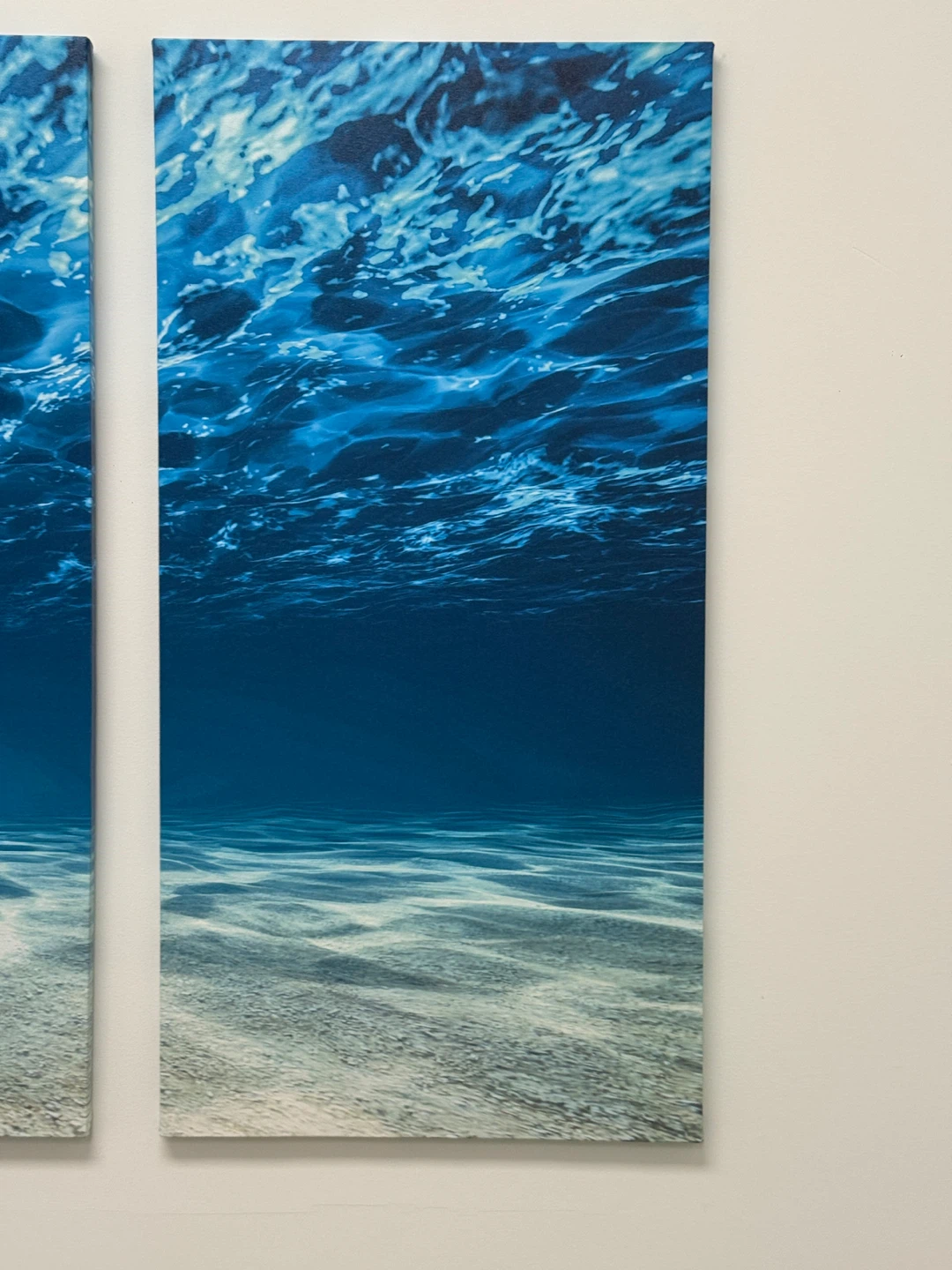 Three-piece Underwater Scene Canvas Wall Painting - photo 4