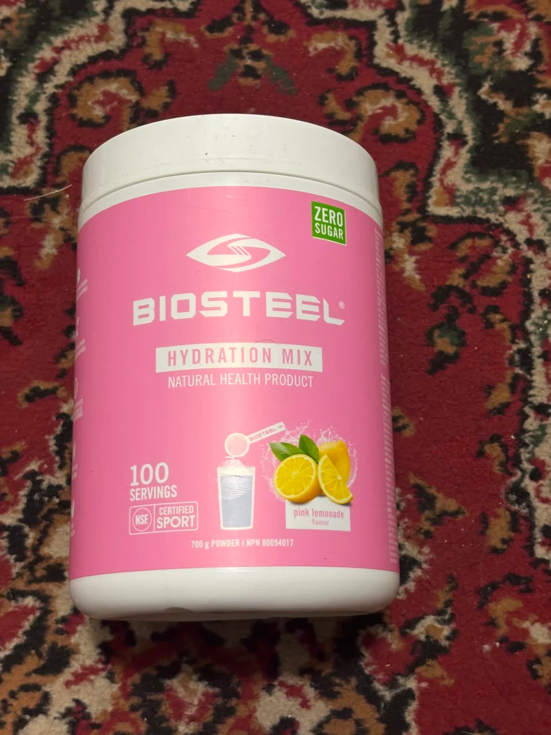 BioSteel Hydration Mix Pink Lemonade 700g - photo 2
