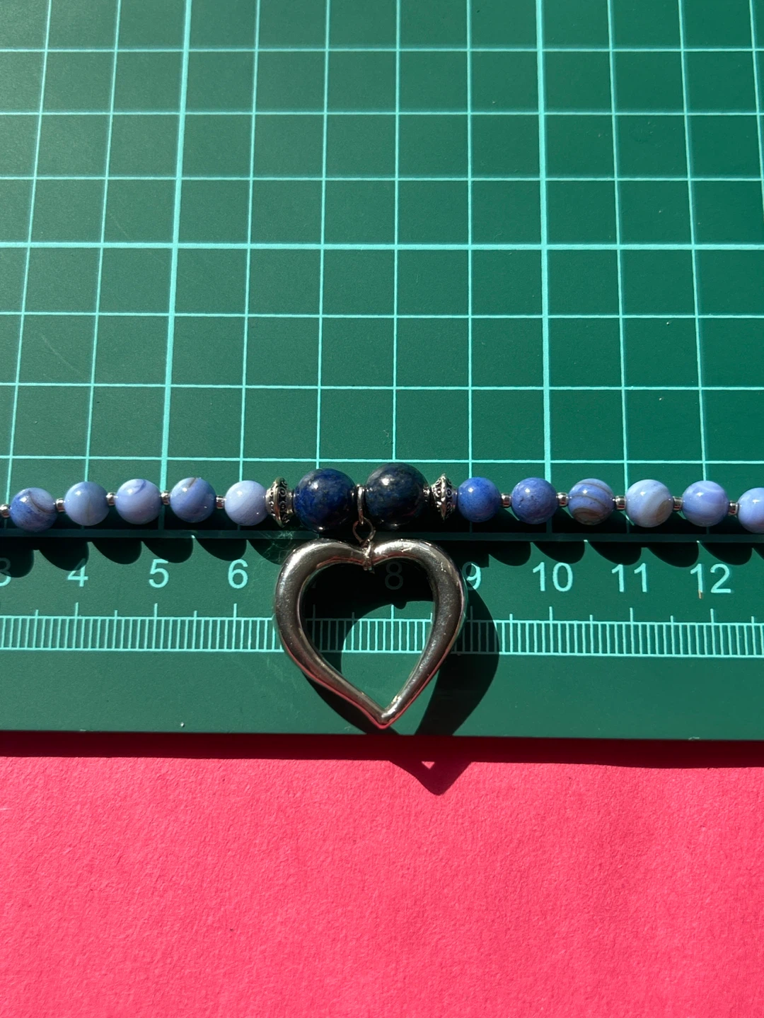 Two Beaded Heart Bracelets