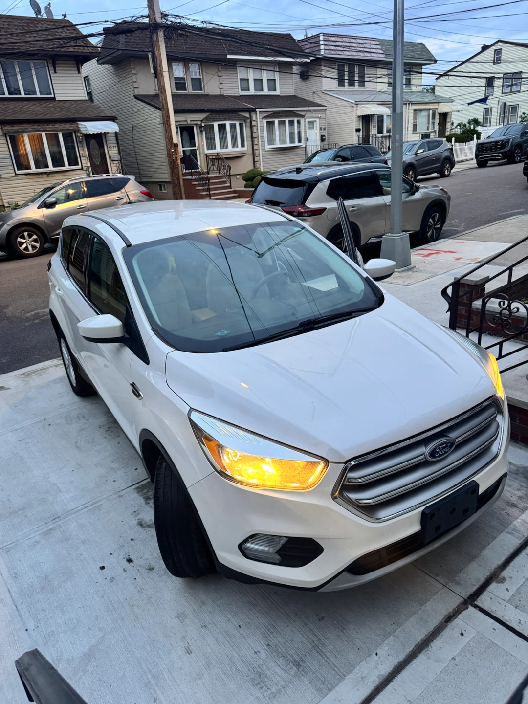 White Ford Escape SUV