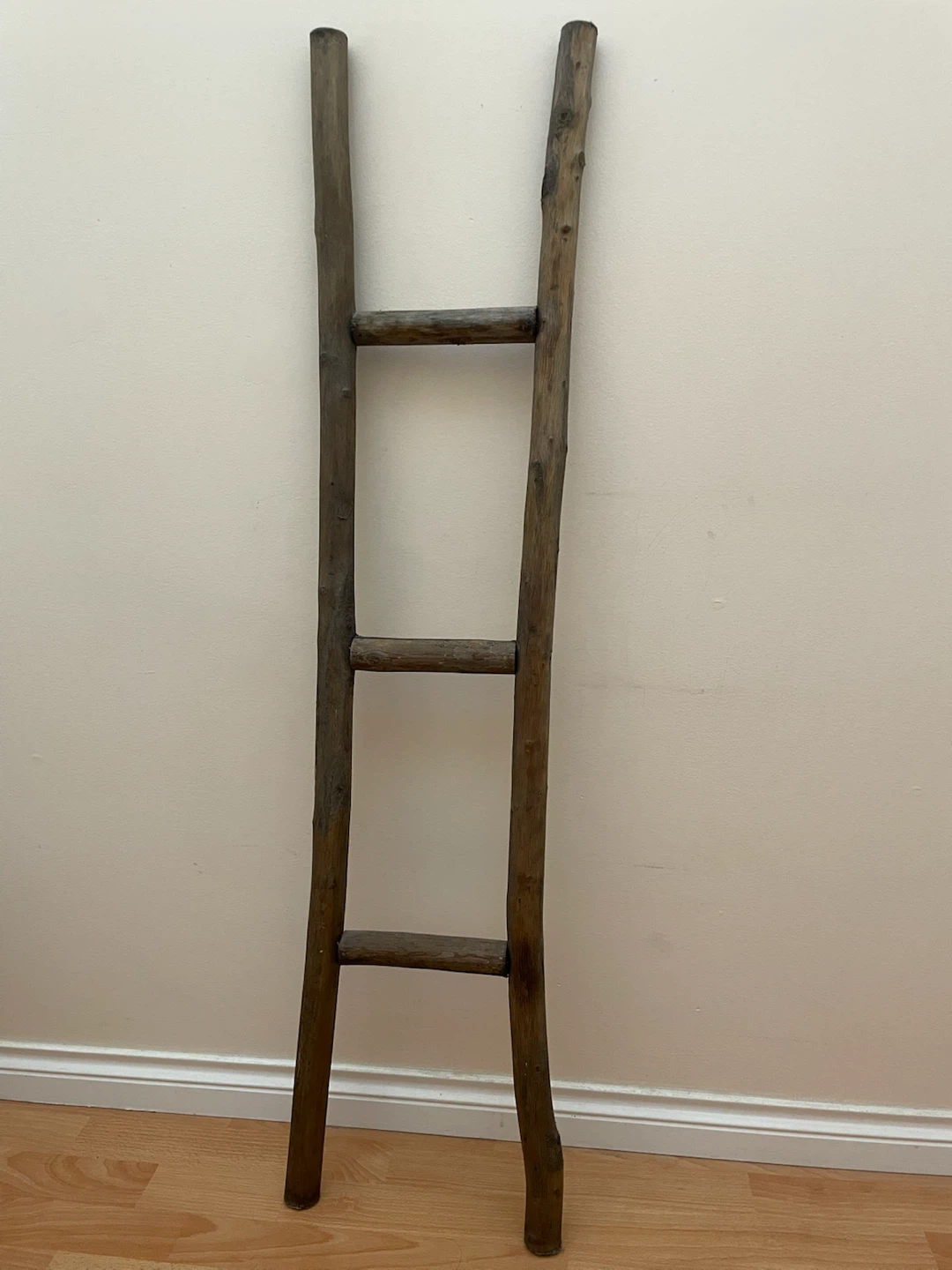 Rustic Wooden Ladder Decor