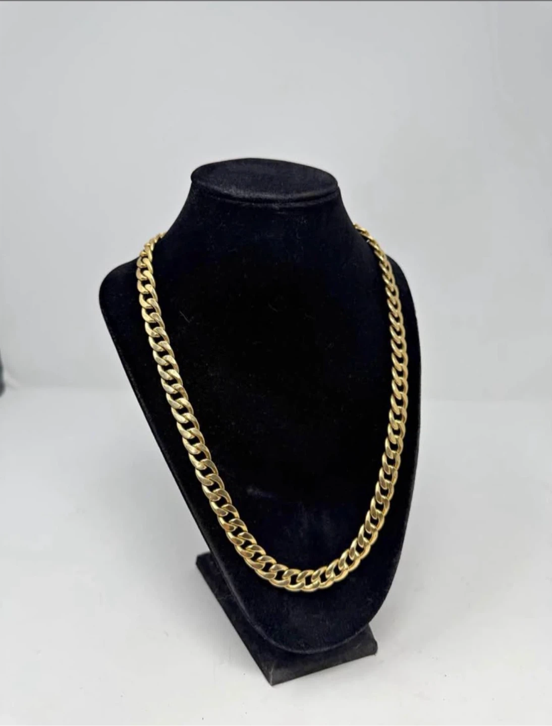 18k Miami/curb link chain