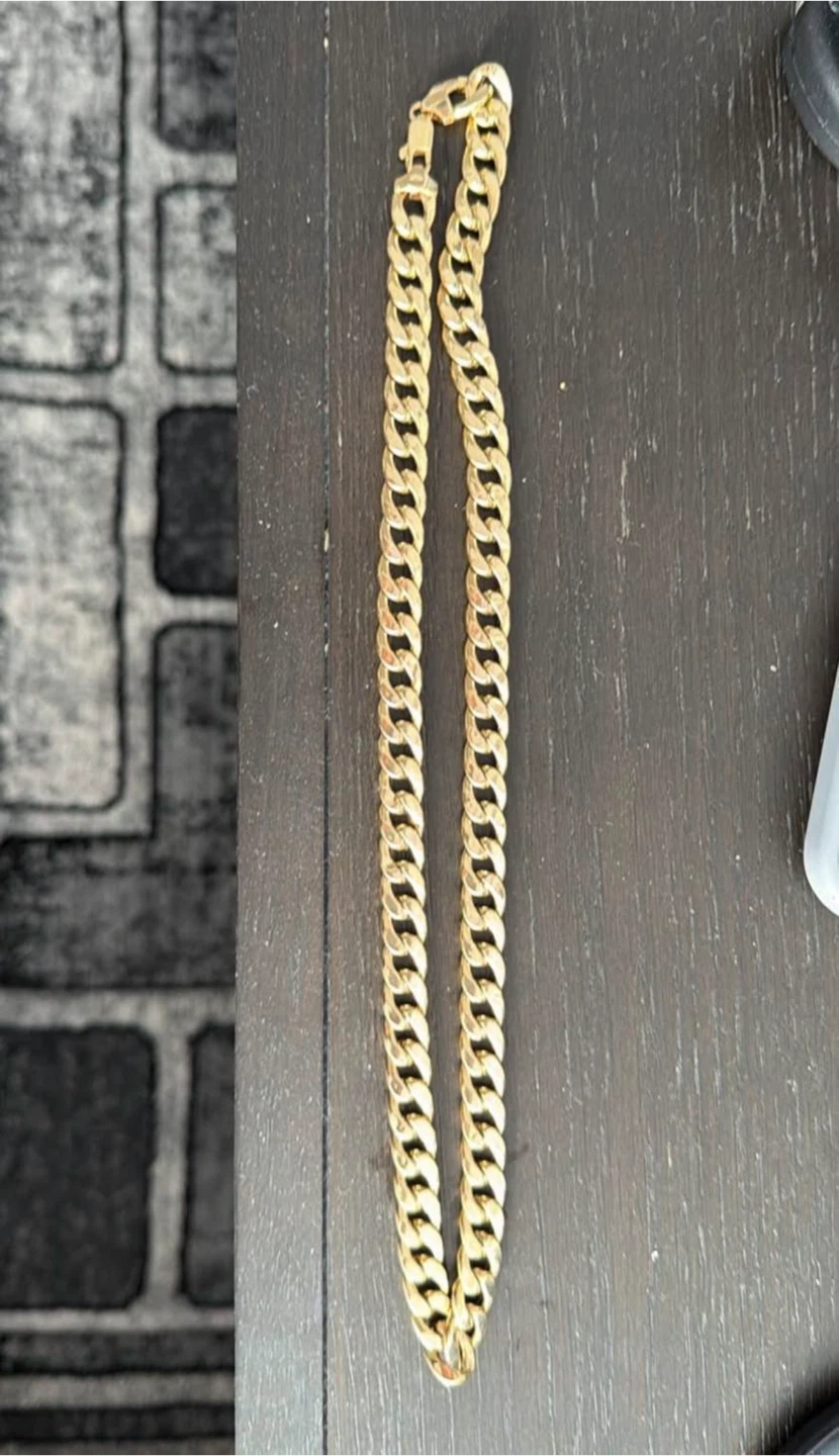 18k Miami/curb link chain - photo 2