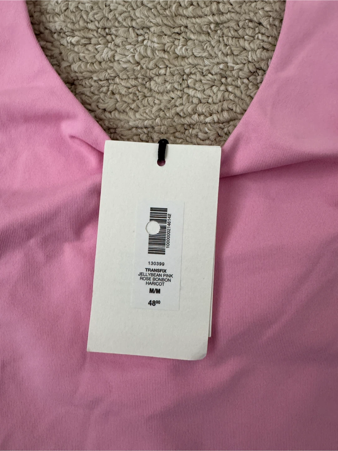 ARITZIA TNA Transfix Halter Top nwt - Jellybean Pink M/M - photo 2