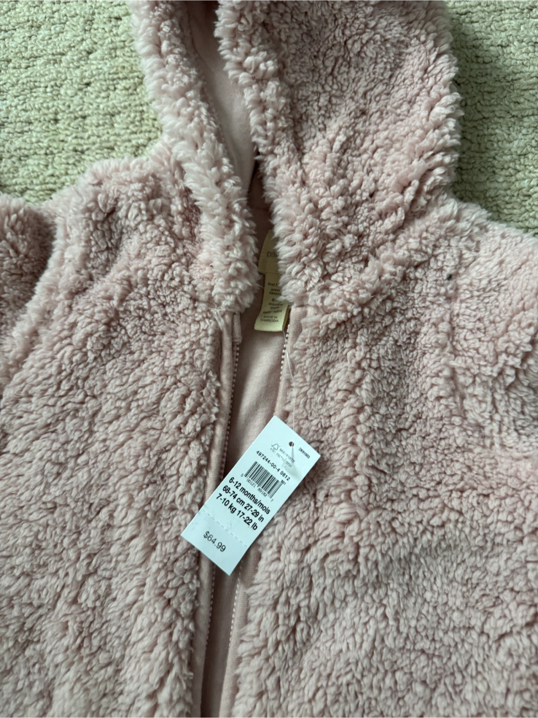 Gap Baby Sherpa Snowsuit nwt  - 6-12 Months - photo 2