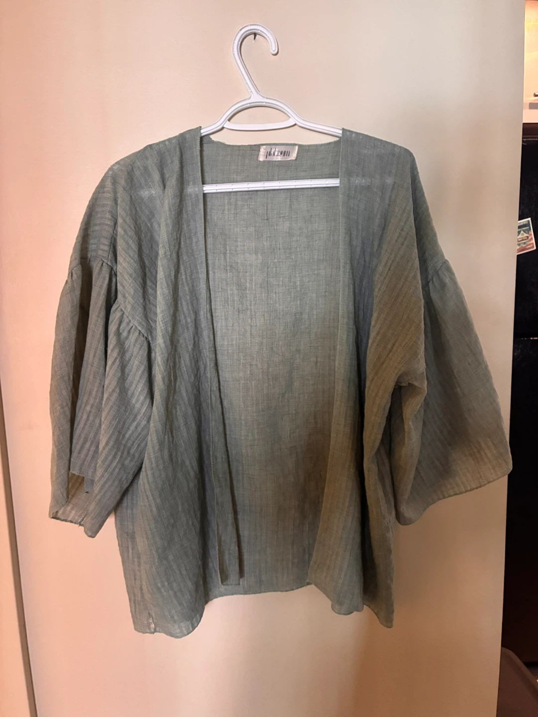 Green Kimono Cardigan