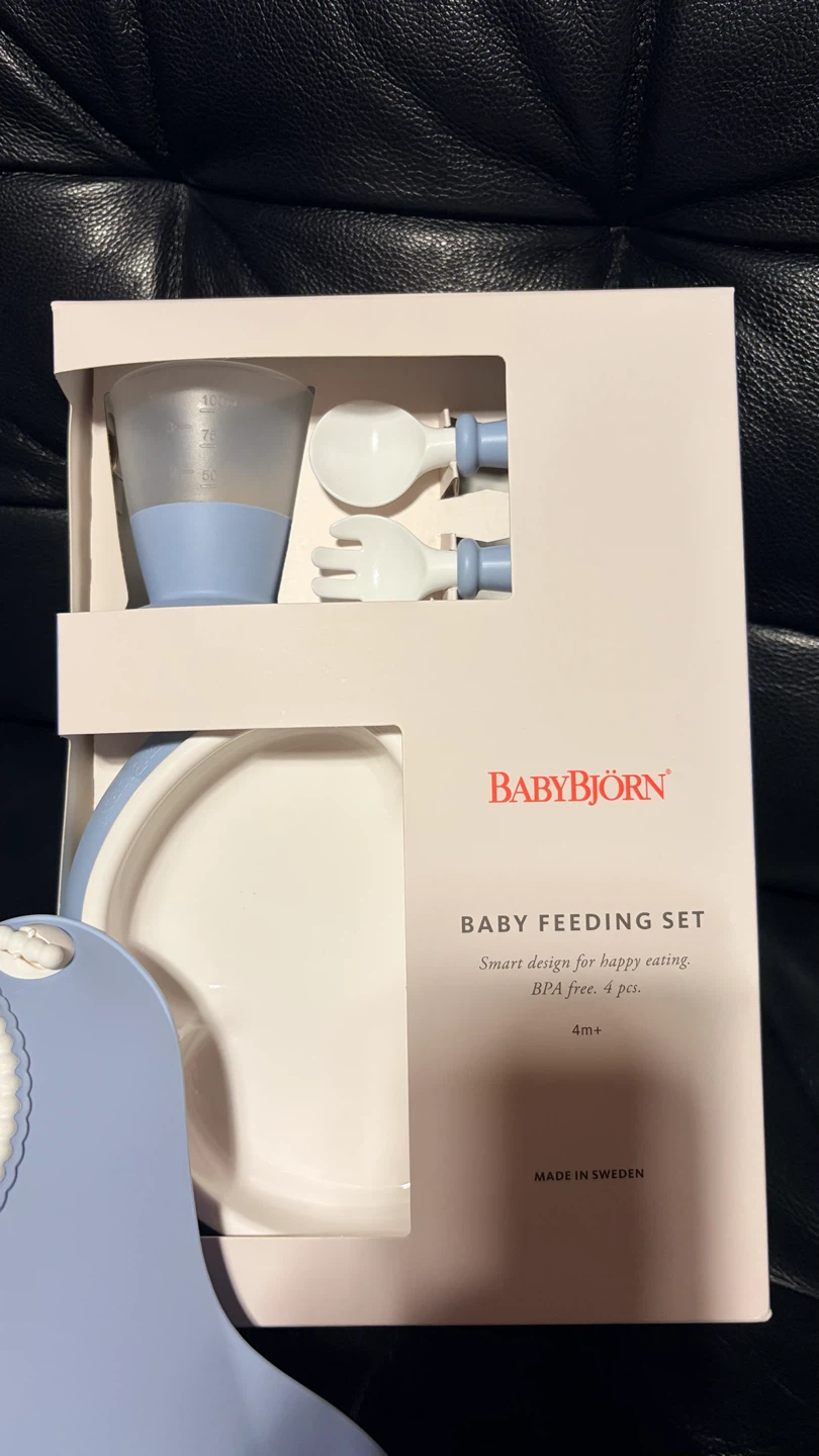 BabyBjörn Baby Feeding Set + Baby Bib - photo 3