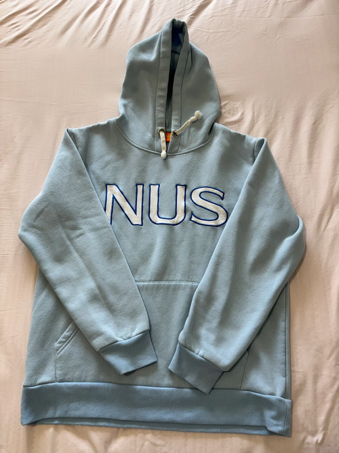 NUS light blue hoodie