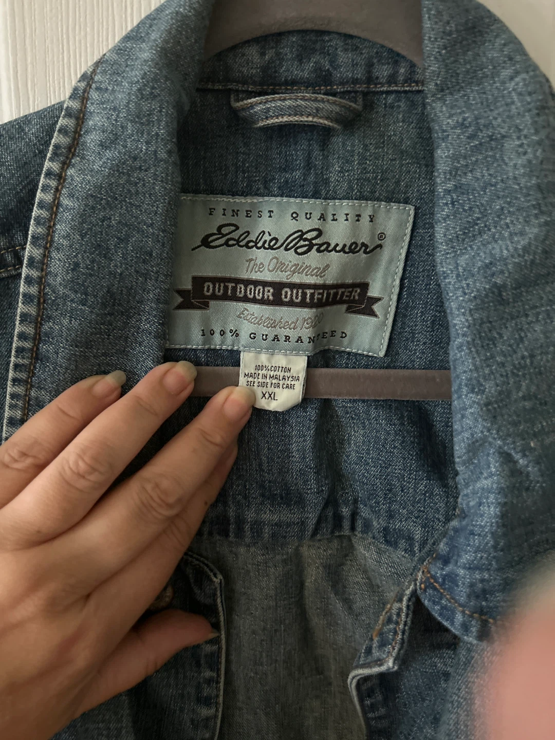 Eddie Bauer Denim Jacket XXL - photo 3