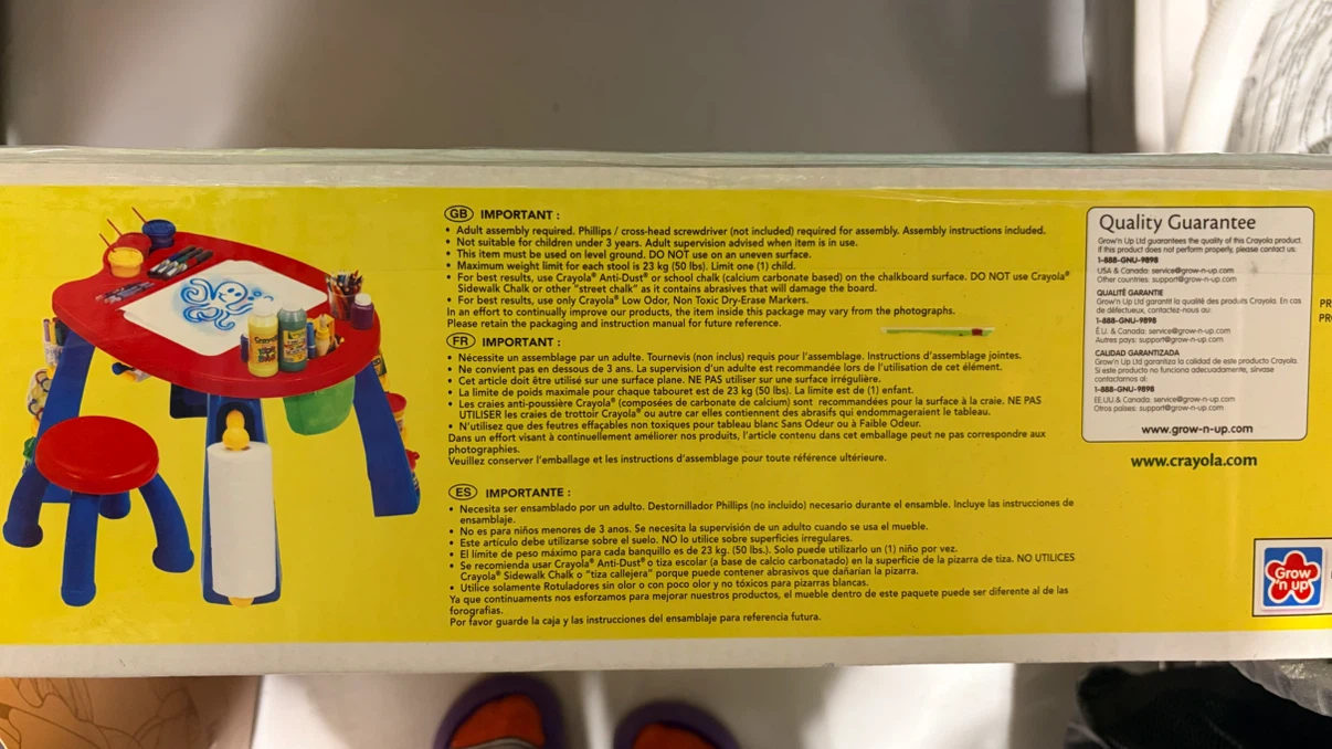 Never Opened Crayola Creativity Play Station Table - photo 2