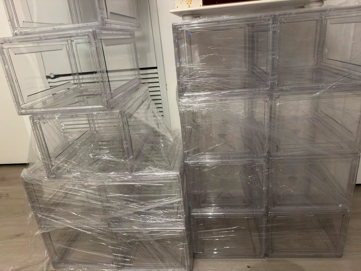 Stackable Clear Storage Boxes