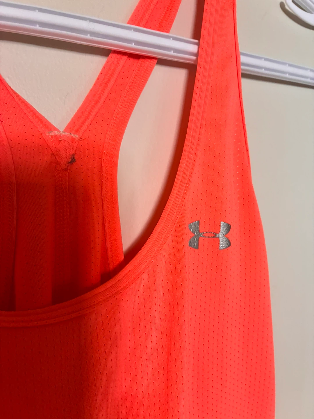 Under Armour Neon Orange Racerback Tank Top - photo 2