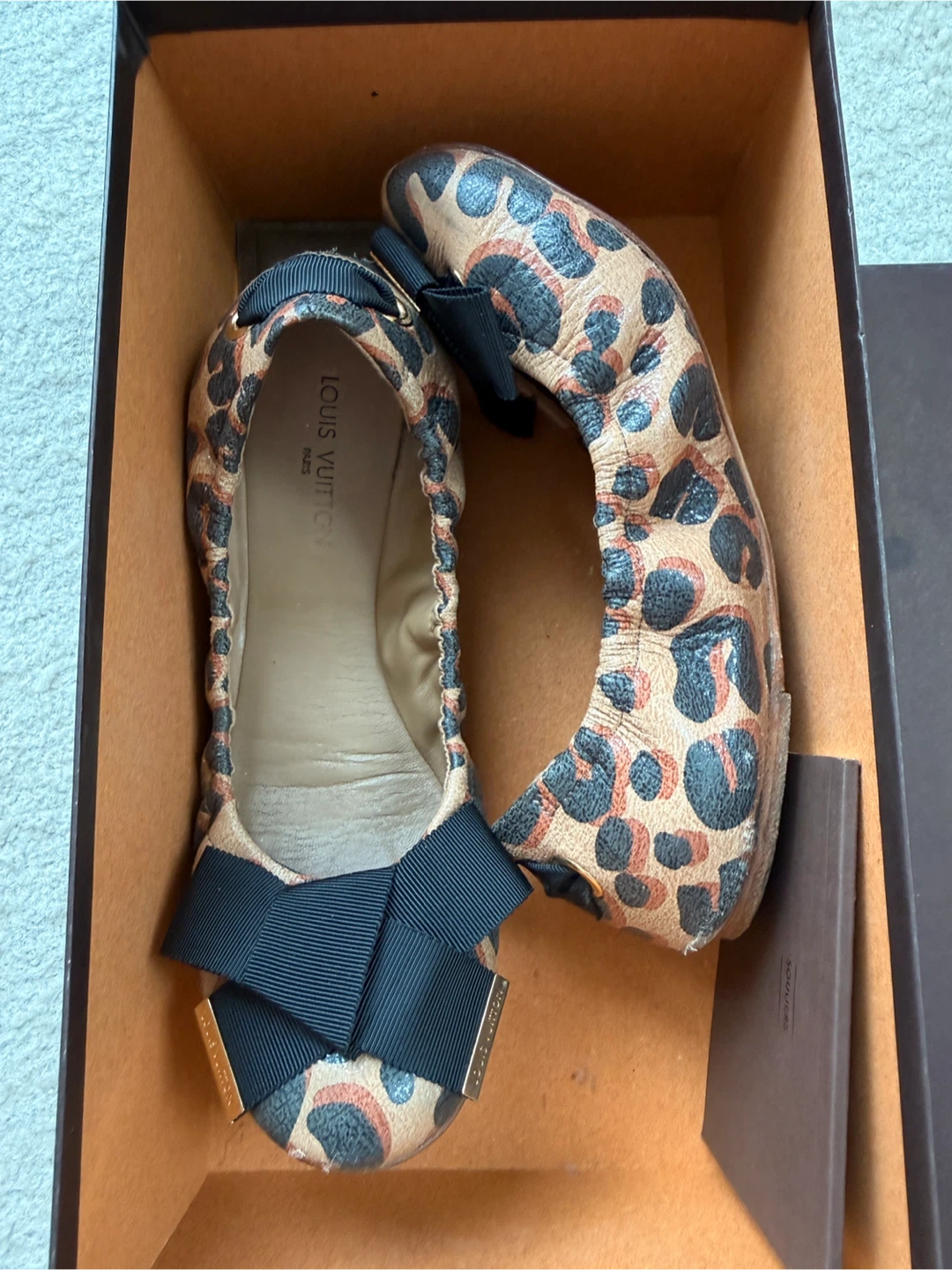 Louis Vuitton Dauphine Flat Ballerina Shoes