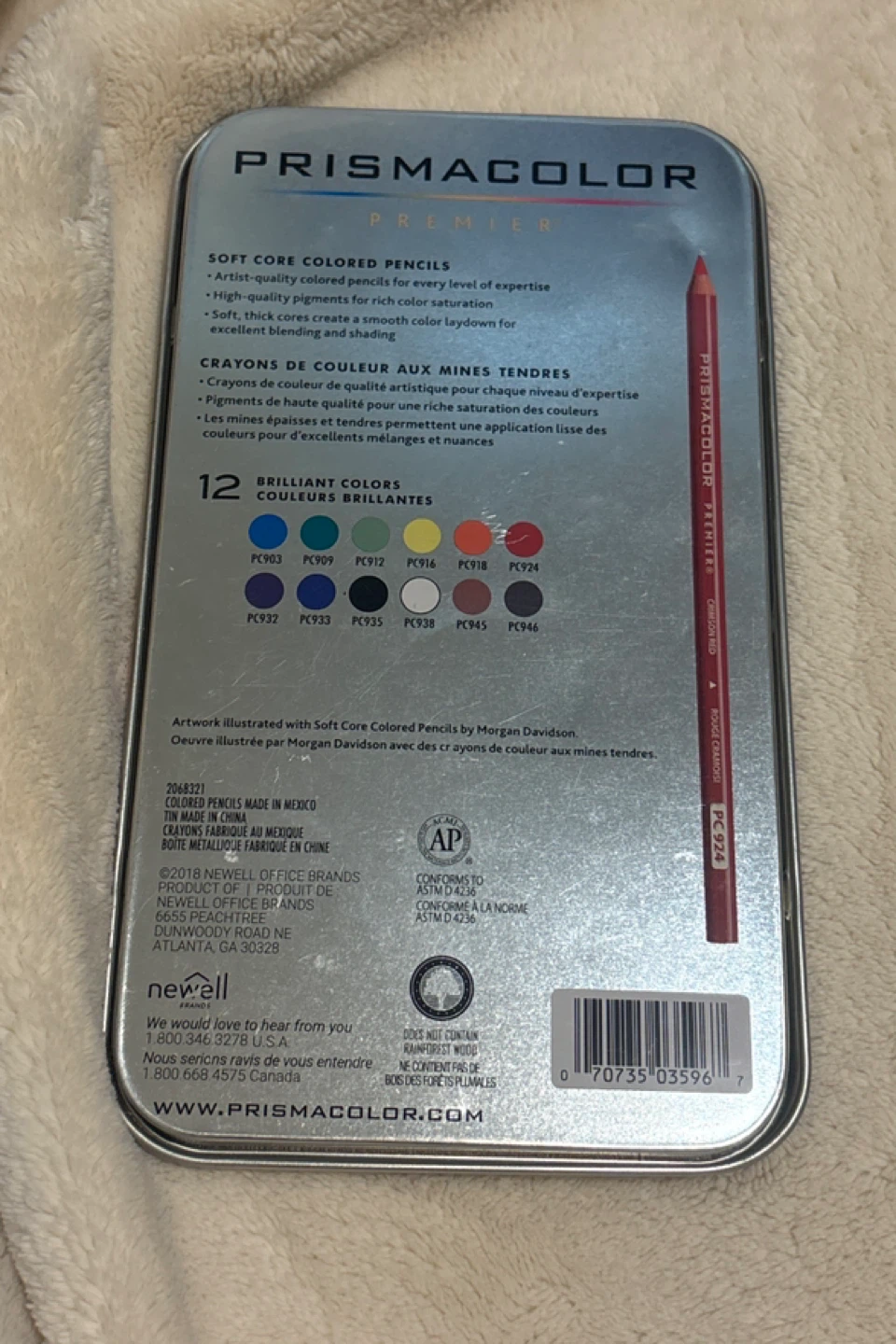 Prismacolor Premier Soft Core Colored Pencils 12 Count - photo 2
