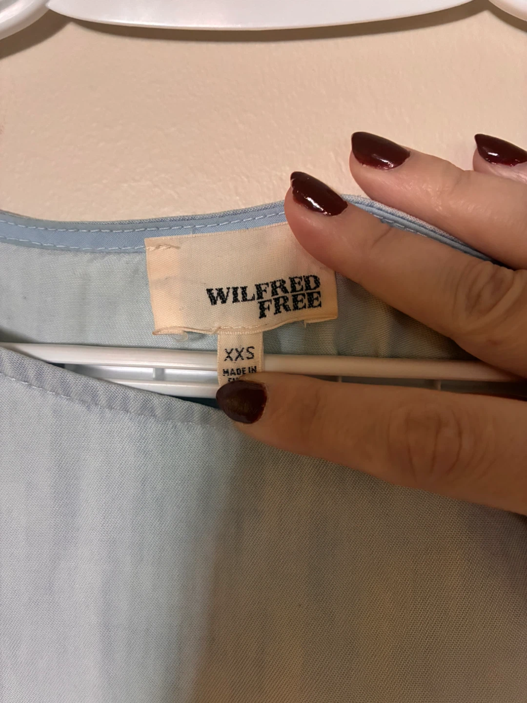 Wilfred Free Light Blue Sleeveless Dress - photo 3
