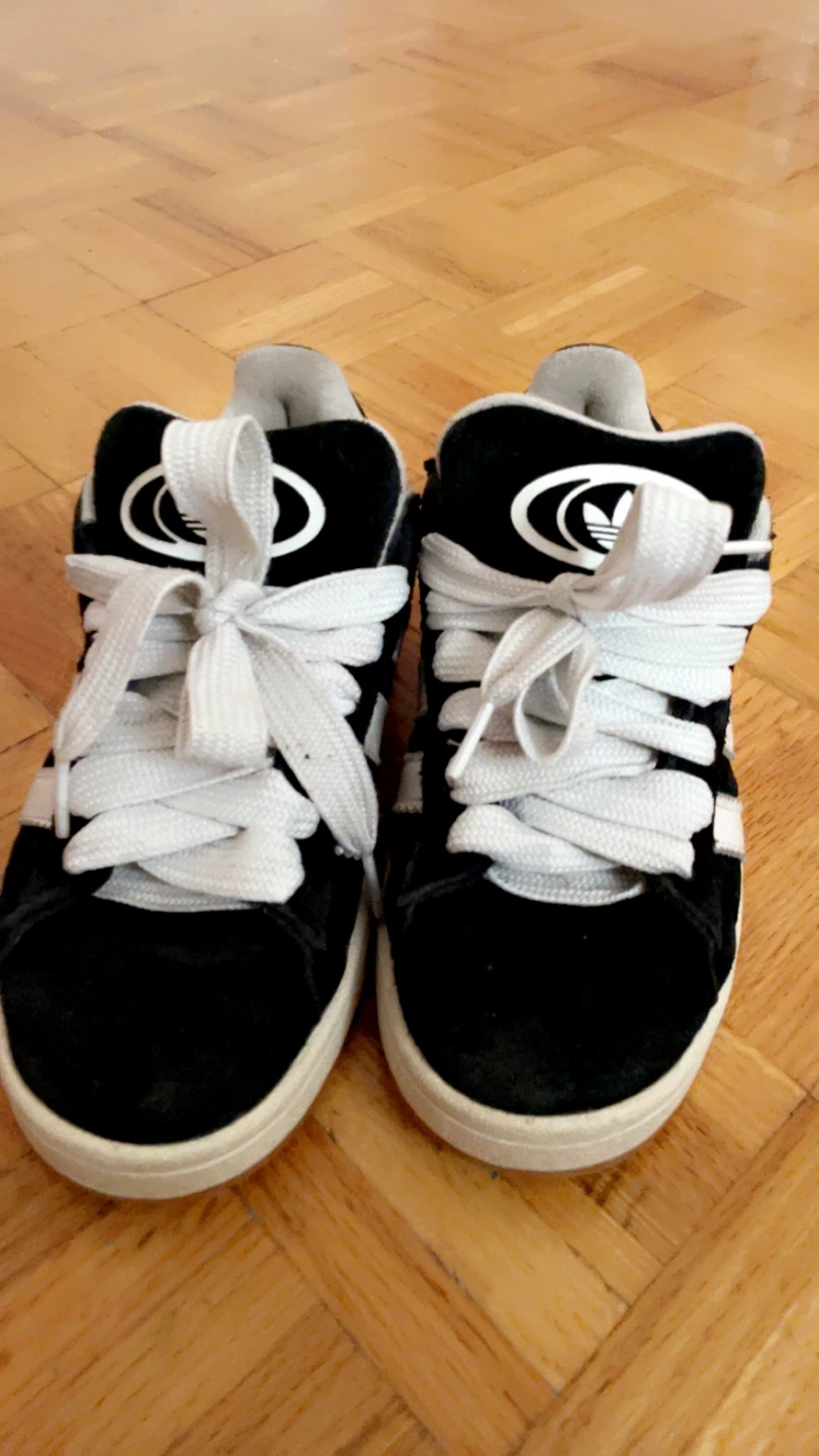 Adidas Campus Black and White Shoes - photo 2