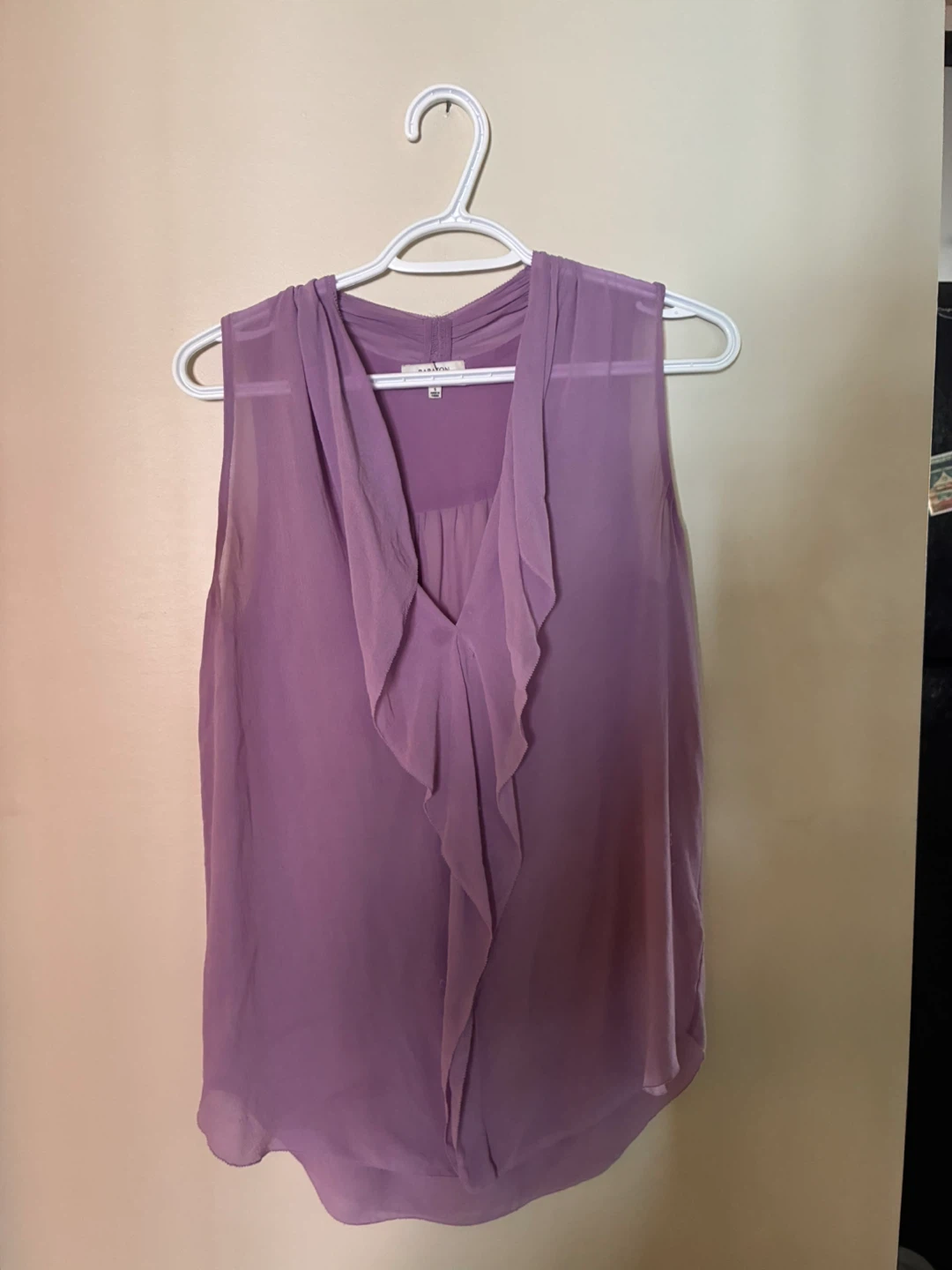 Babaton 100% Silk Sleeveless Blouse - photo 2