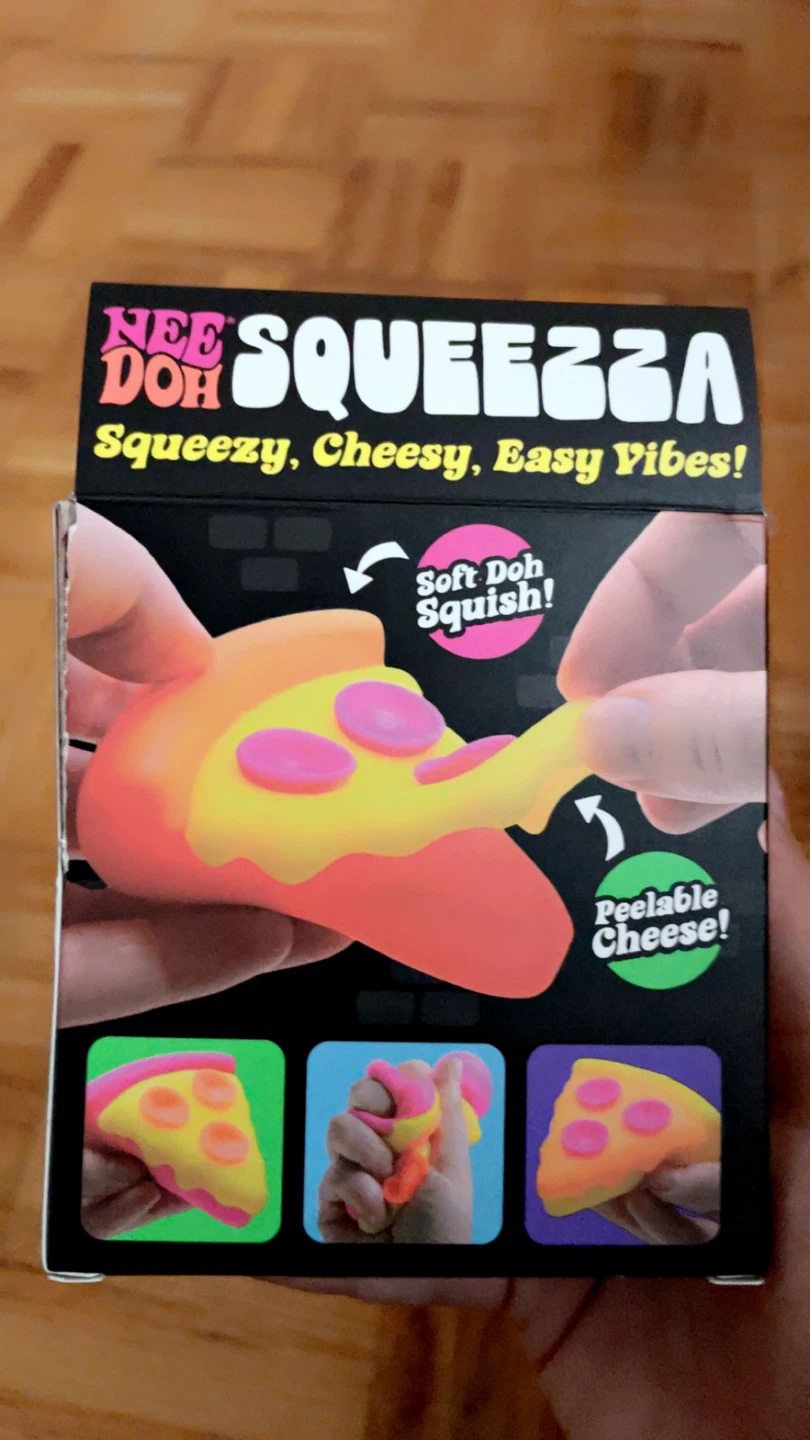 Schylling Nee Doh Squeezza Pizza Stress Ball