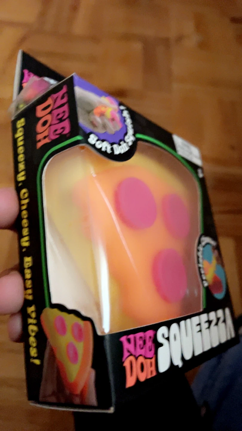 Schylling Nee Doh Squeezza Pizza Stress Ball - photo 2