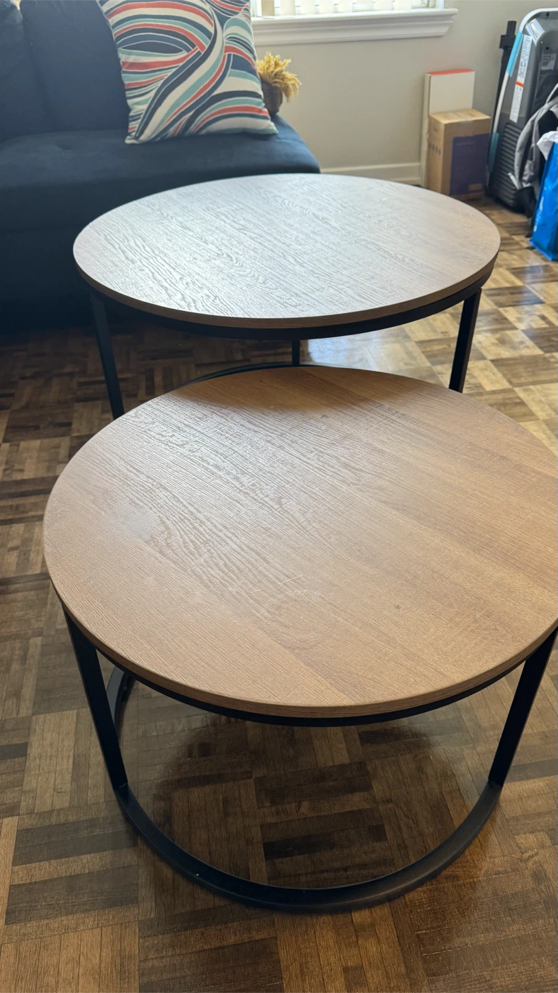 Round Nesting Coffee Tables