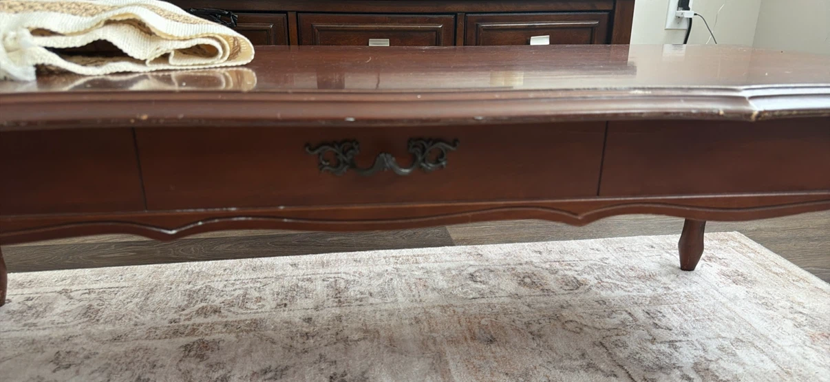 Vintage Wooden Coffee Table - photo 4