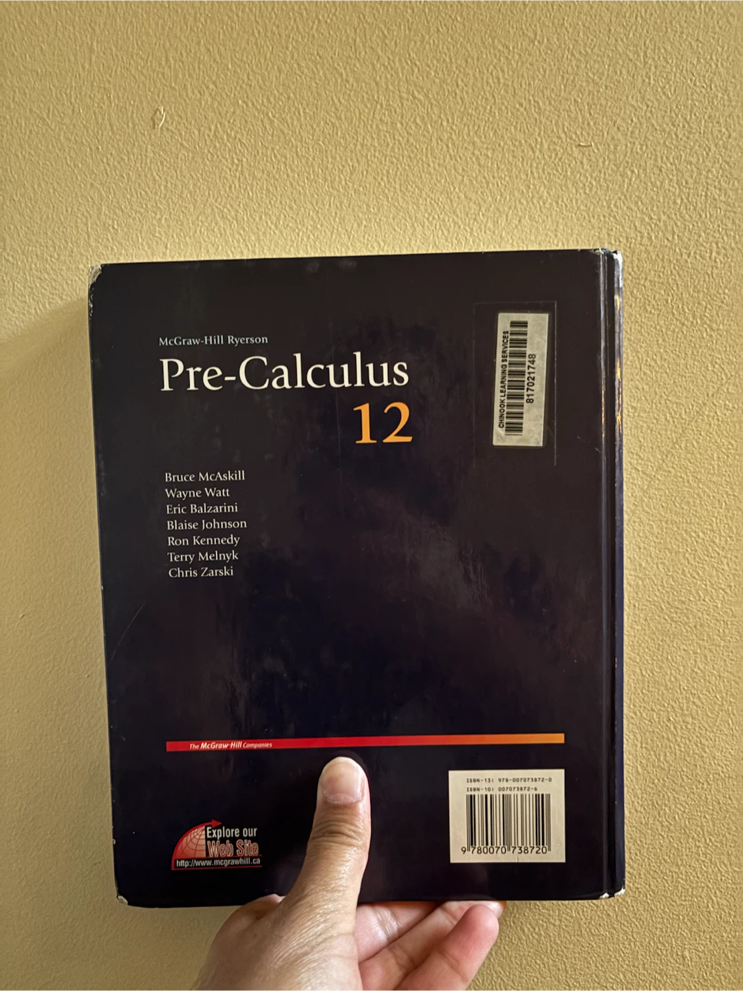 McGraw-Hill Ryerson Pre-Calculus 12 Textbook - photo 2
