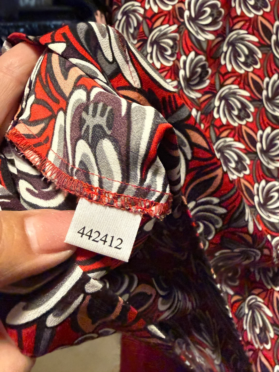 Loft Outlet Red Floral Print Dress - photo 4
