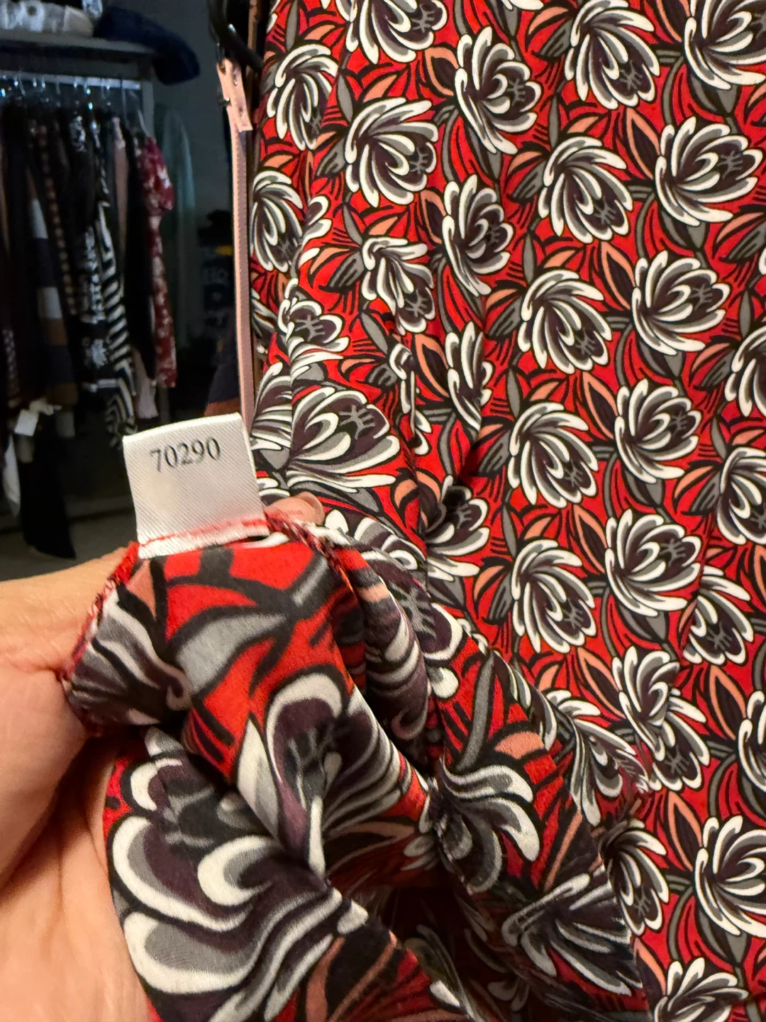 Loft Outlet Red Floral Print Dress - photo 5