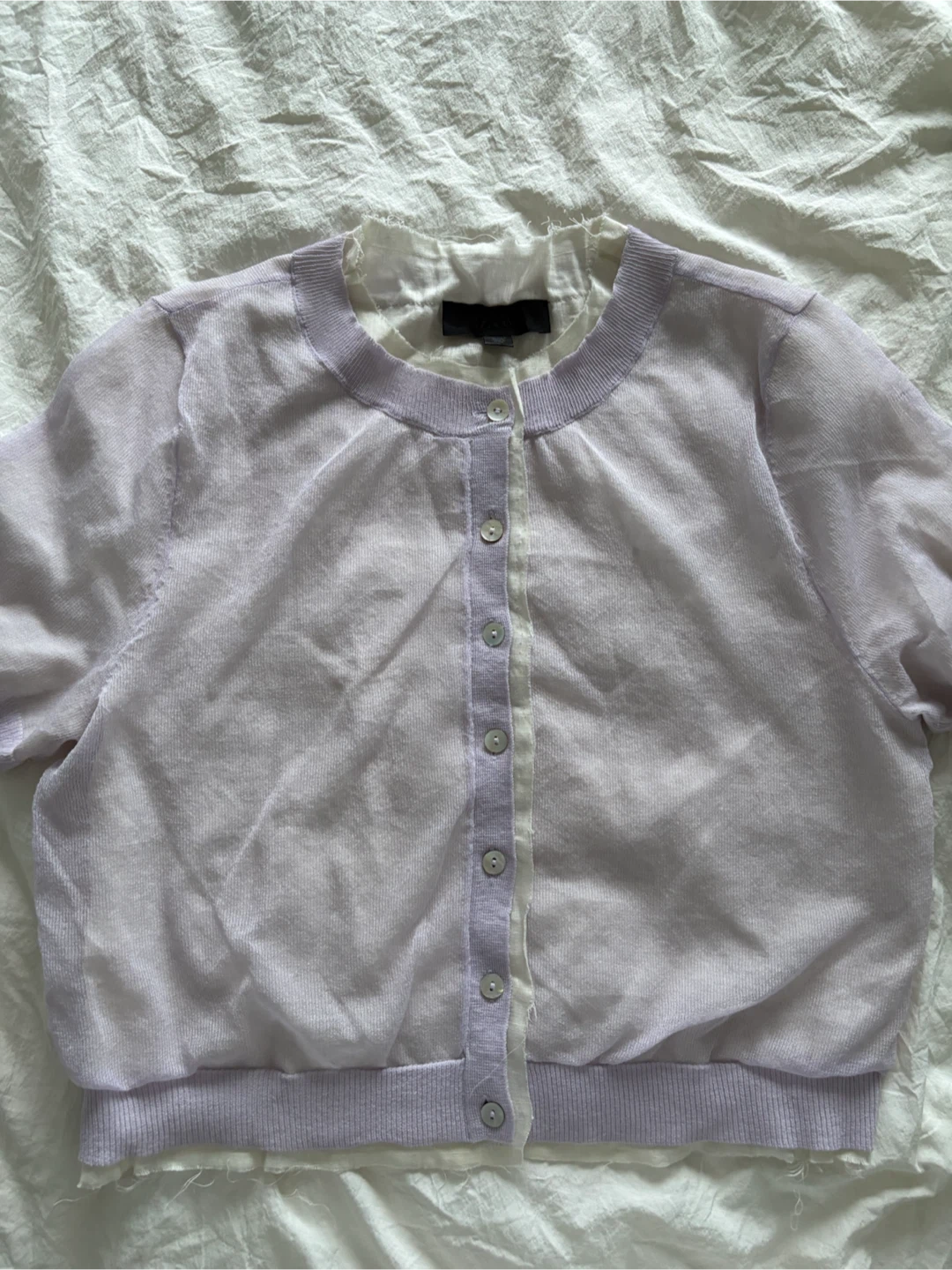Zara Short Sleeve linen top - photo 2