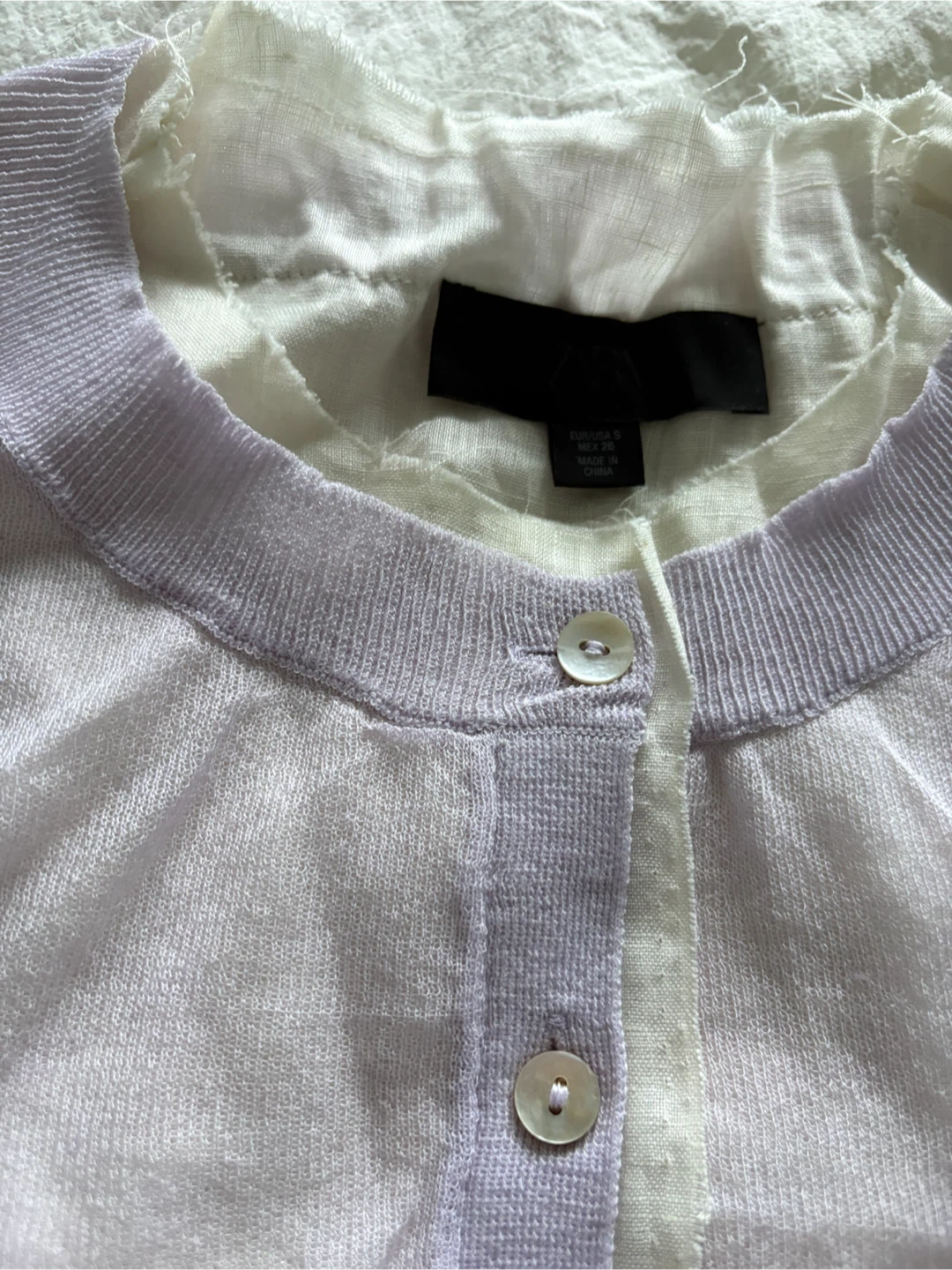 Zara Short Sleeve linen top - photo 3