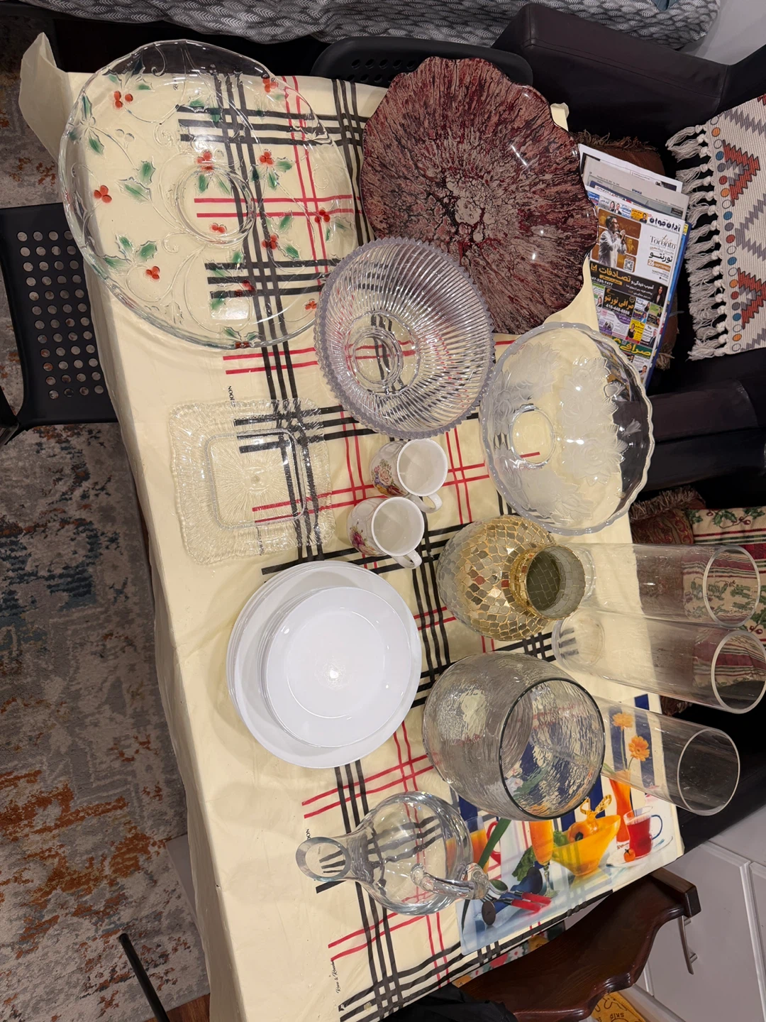 Assorted Glassware and Dinnerware Set