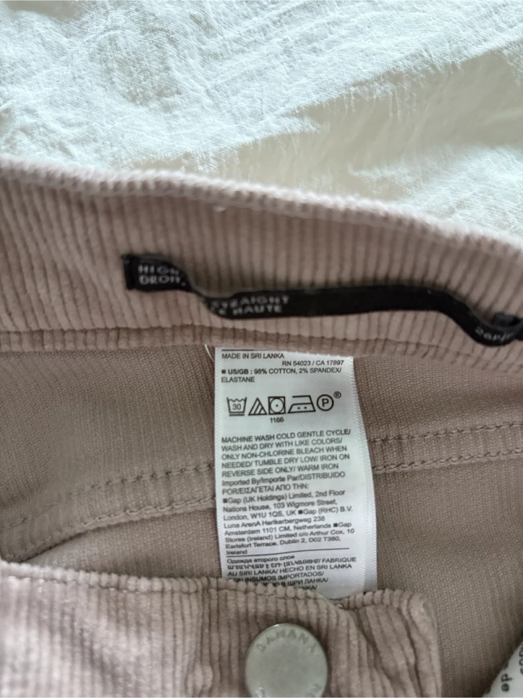 Banana Republic Corduroy Pants - photo 5