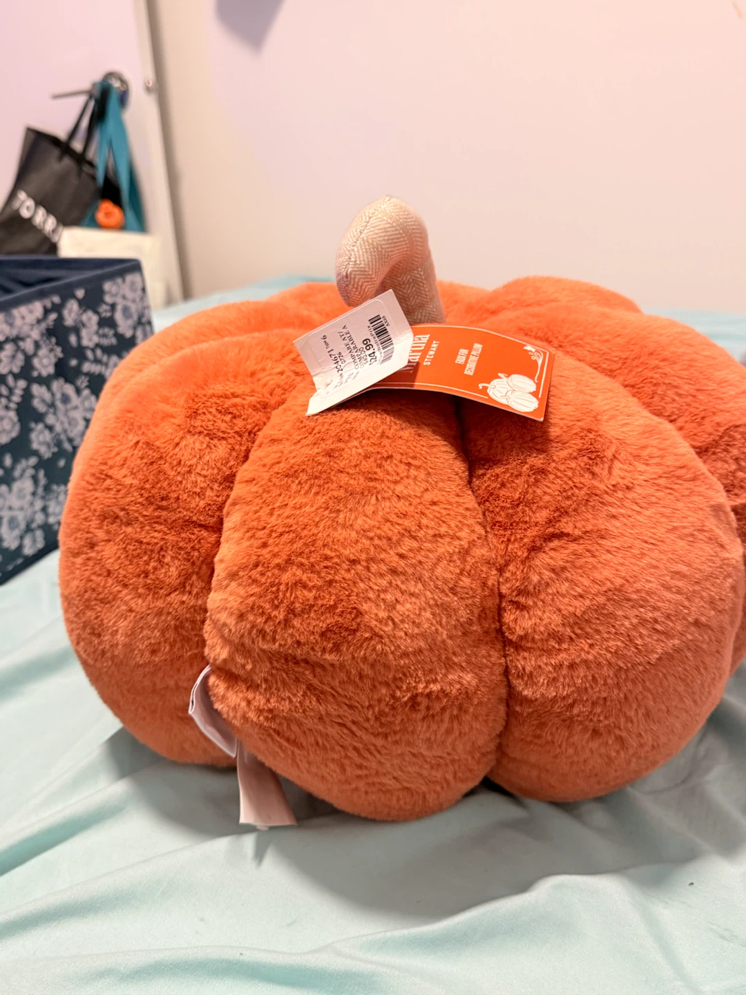 Martha Stewart Plush Pumpkin Decorative Pillow - photo 2