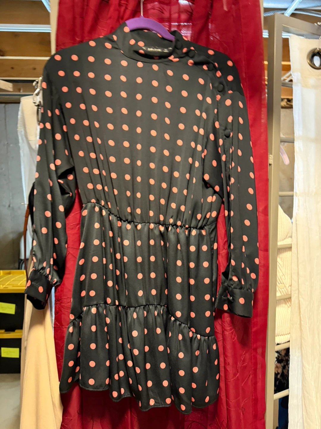 Black Polka Dot Dress - photo 2